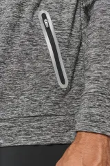 Sudadera deportiva capucha 1/4 cremallera unisex