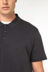 Polo ecorresponsable efecto lavado de punto jersey hombre