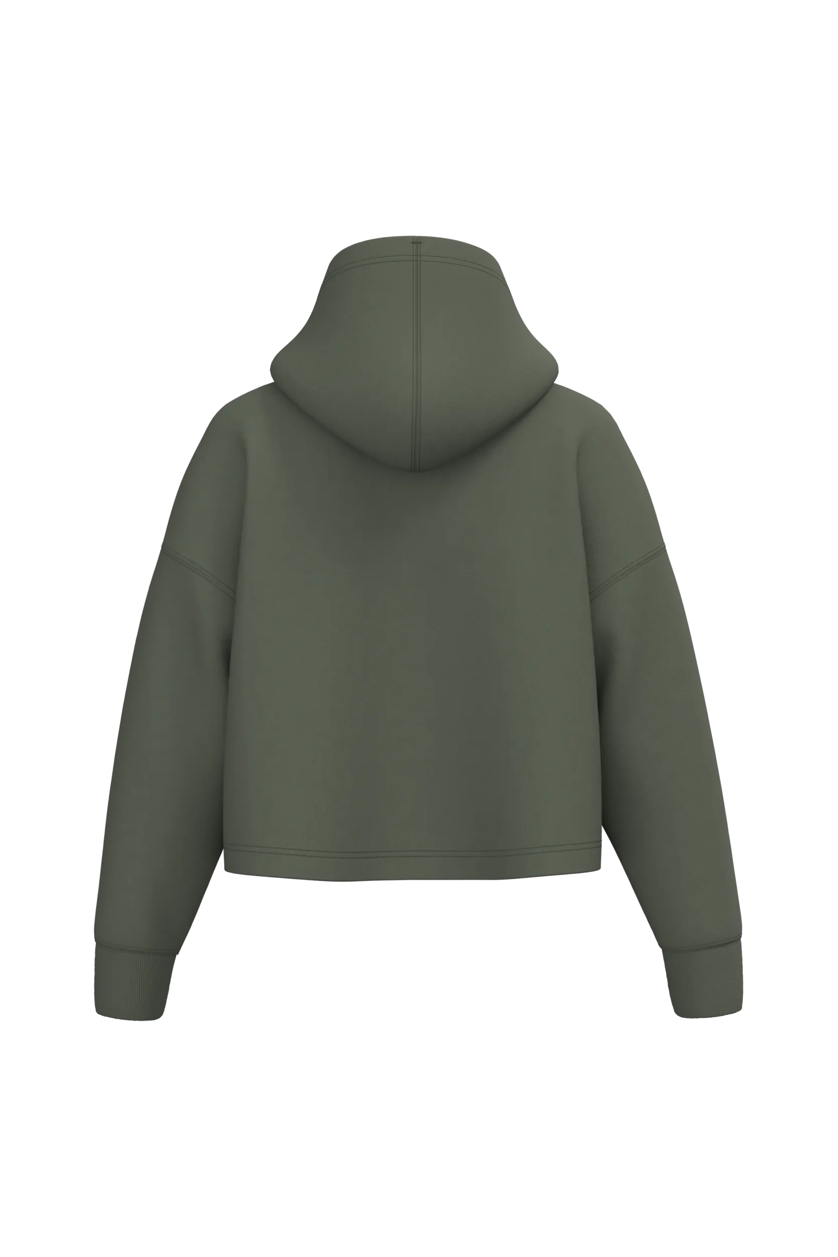 Sudadera crop con capucha mujer