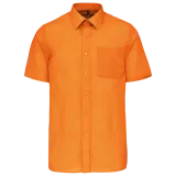 Camisa popelina de polialgodón manga corta de fácil cuidado hombre