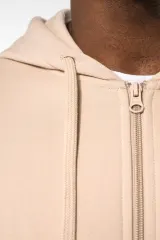 Sudadera con capucha y cremallera reciclada unisex