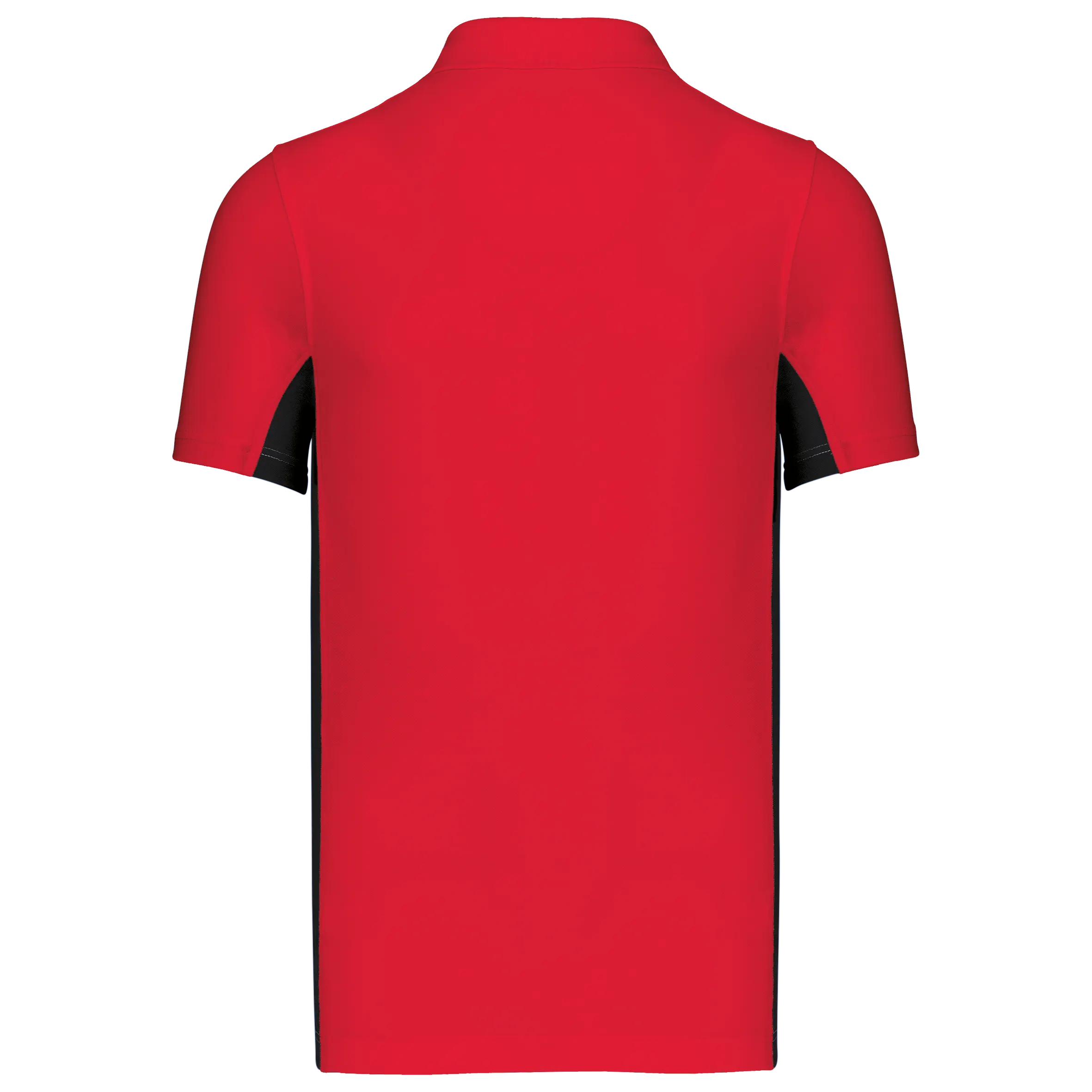 Polo de punto piqué manga corta bicolor hombre
