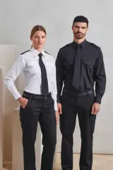 Camisa Piloto manga larga hombre