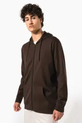 Sudadera capucha y cremallera unisex