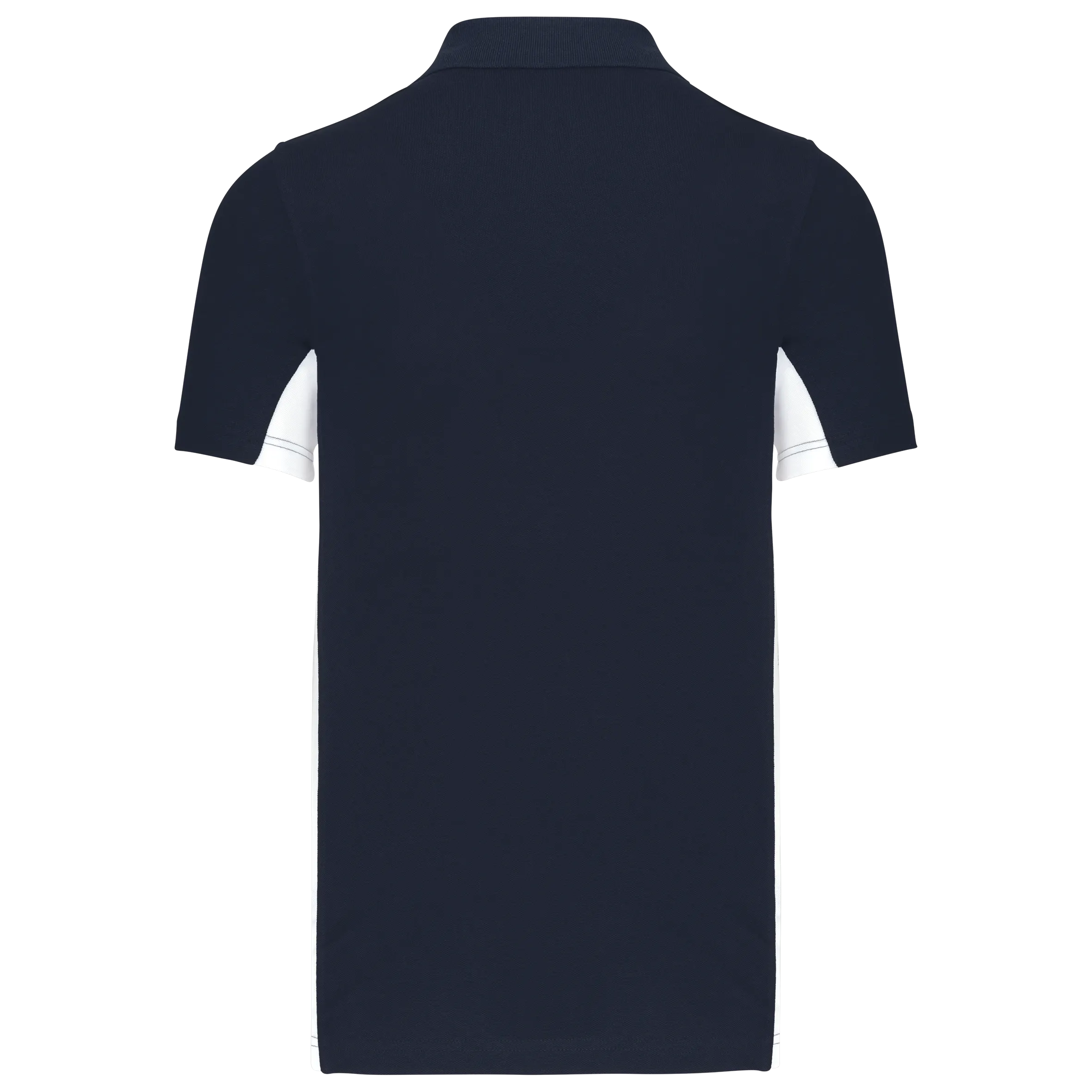 Polo de punto piqué manga corta bicolor hombre