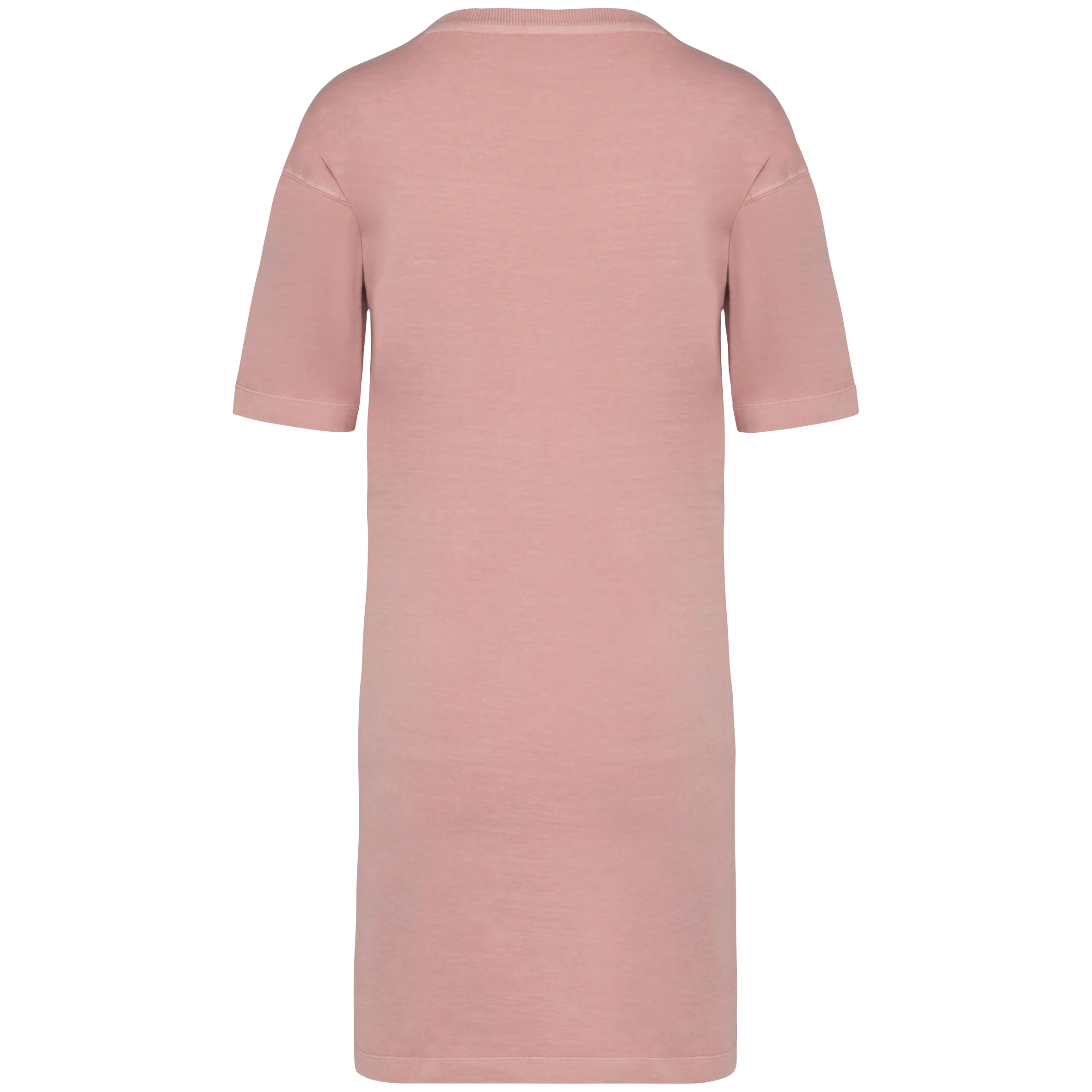Vestido tipo camiseta ecorresponsable efecto lavado mujer
