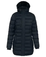 Parka ligera acolchada con capucha para mujer