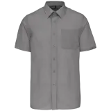 Camisa popelina de polialgodón manga corta de fácil cuidado hombre