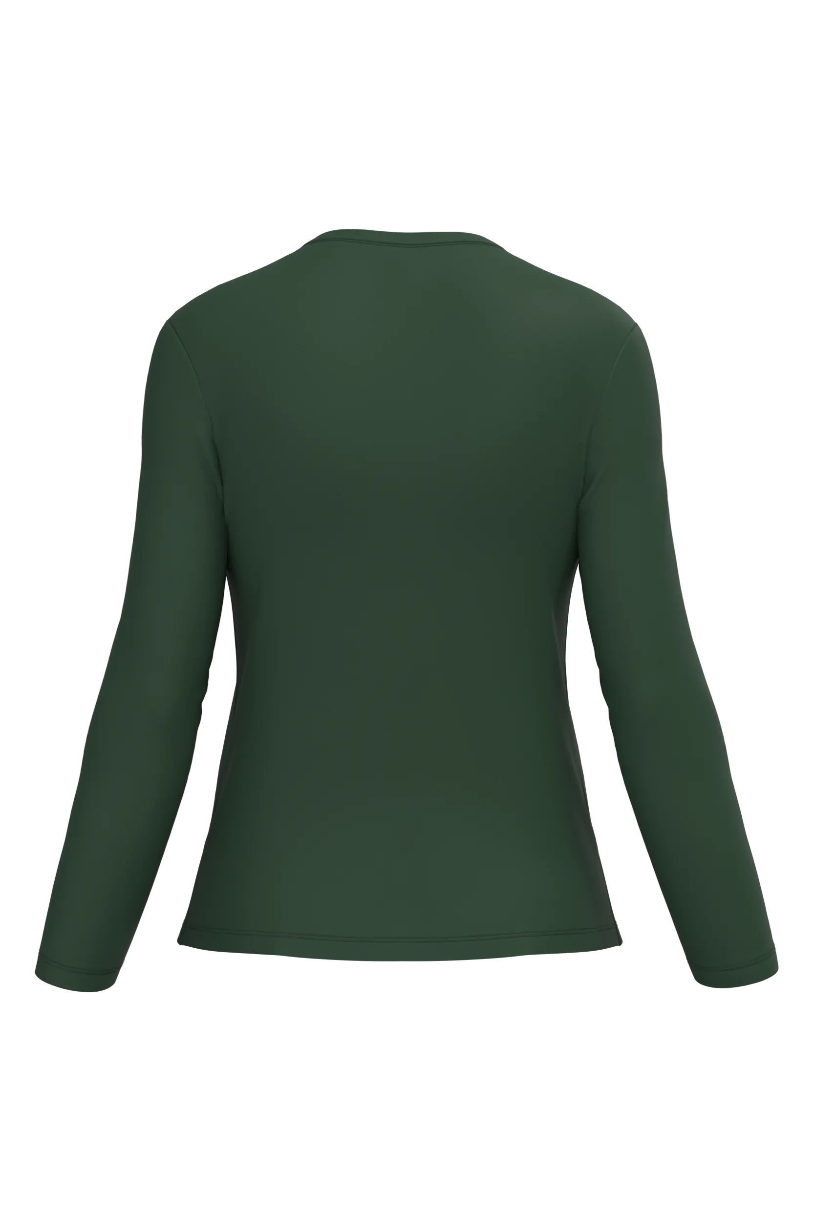 Camiseta manga larga y cuello de pico mujer