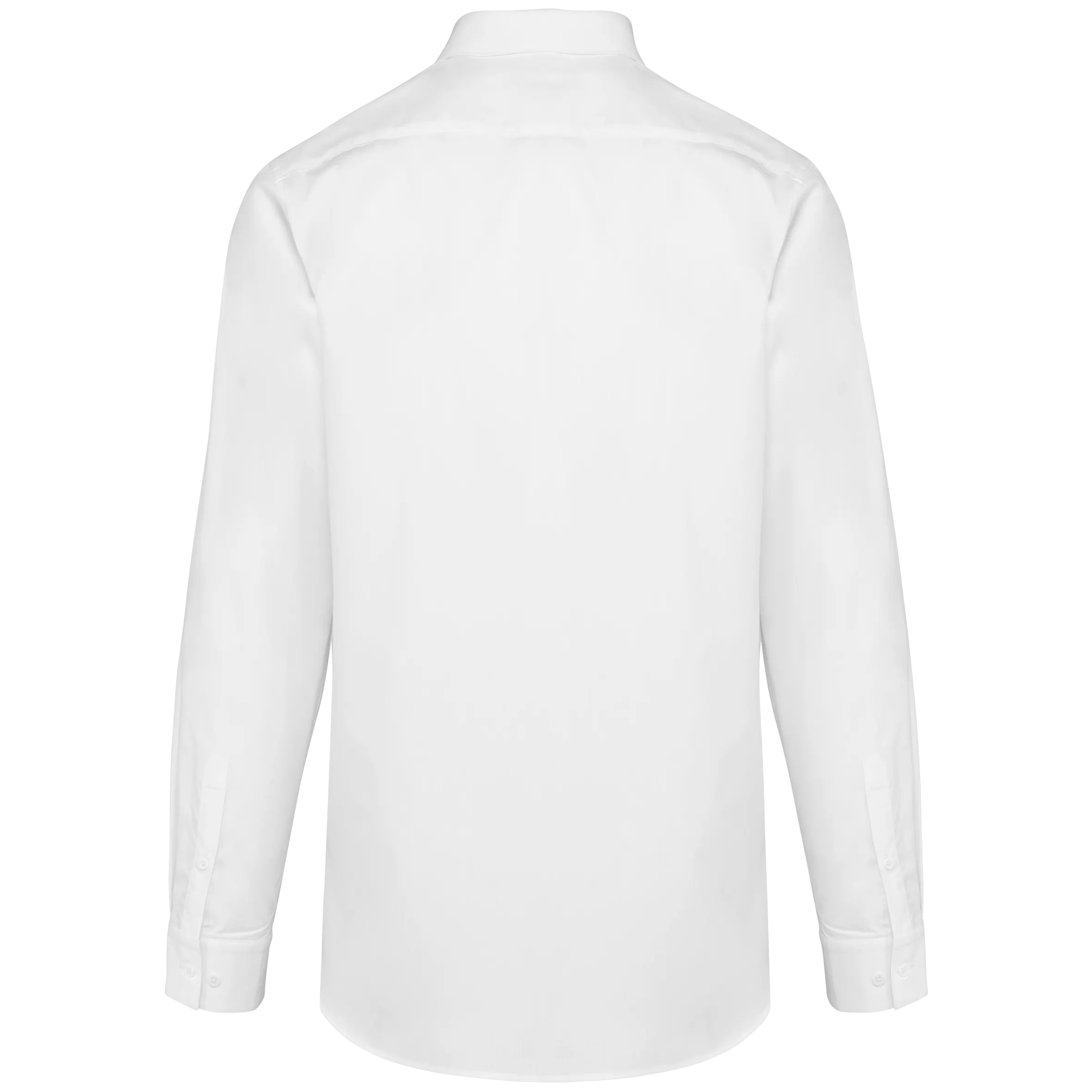 Camisa sarga manga larga mujer