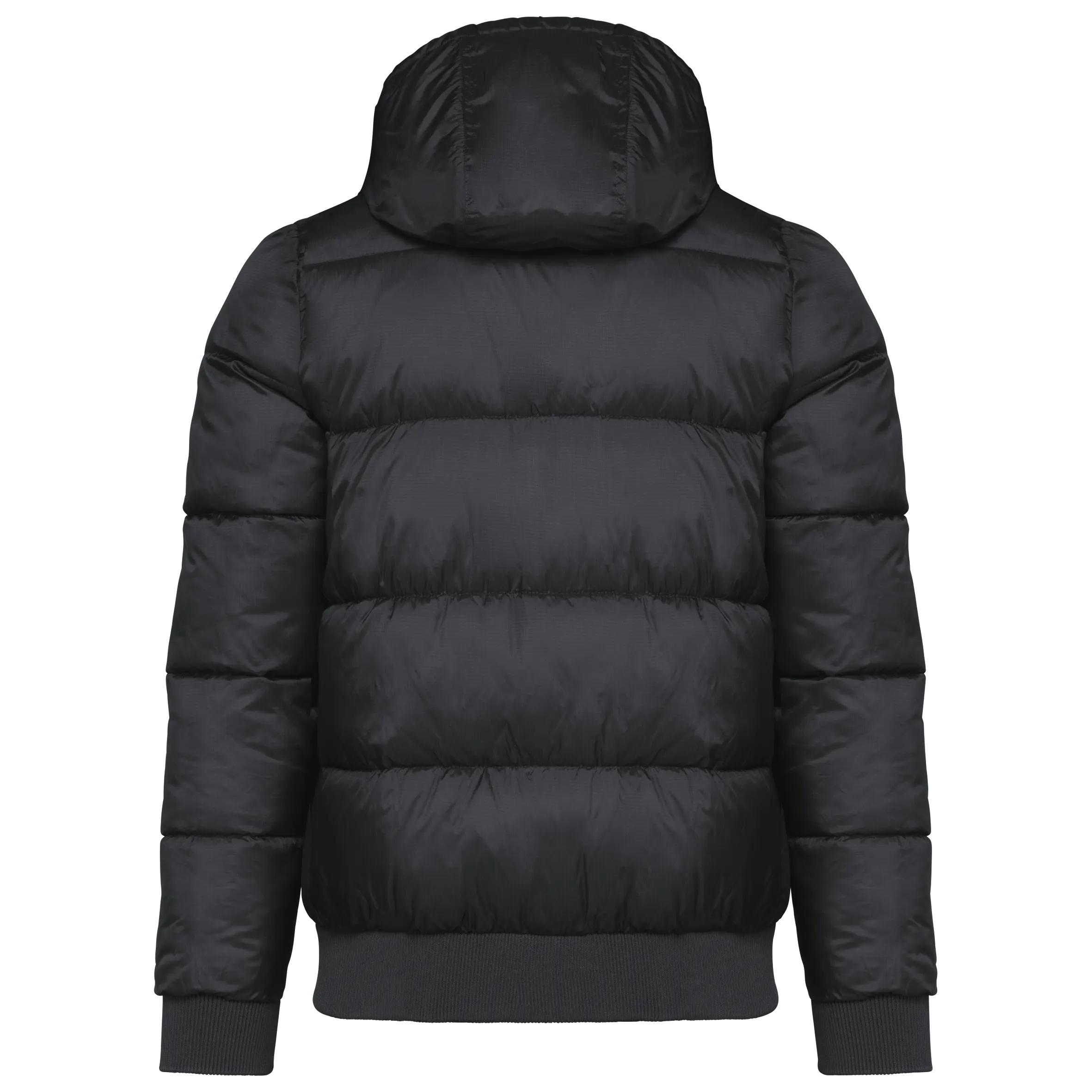 Chaqueta ripstop reciclada con capucha unisex