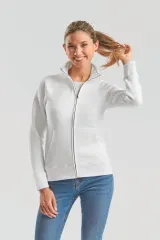 Chaqueta de felpa Premium con cremallera mujer (62-116-0)