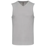 Jersey cuello de pico sin mangas