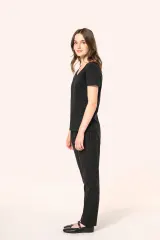 Camiseta Supima® cuello de pico manga corta mujer