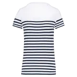 White / Navy Stripes