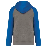 Grey heather/Sporty royal blue