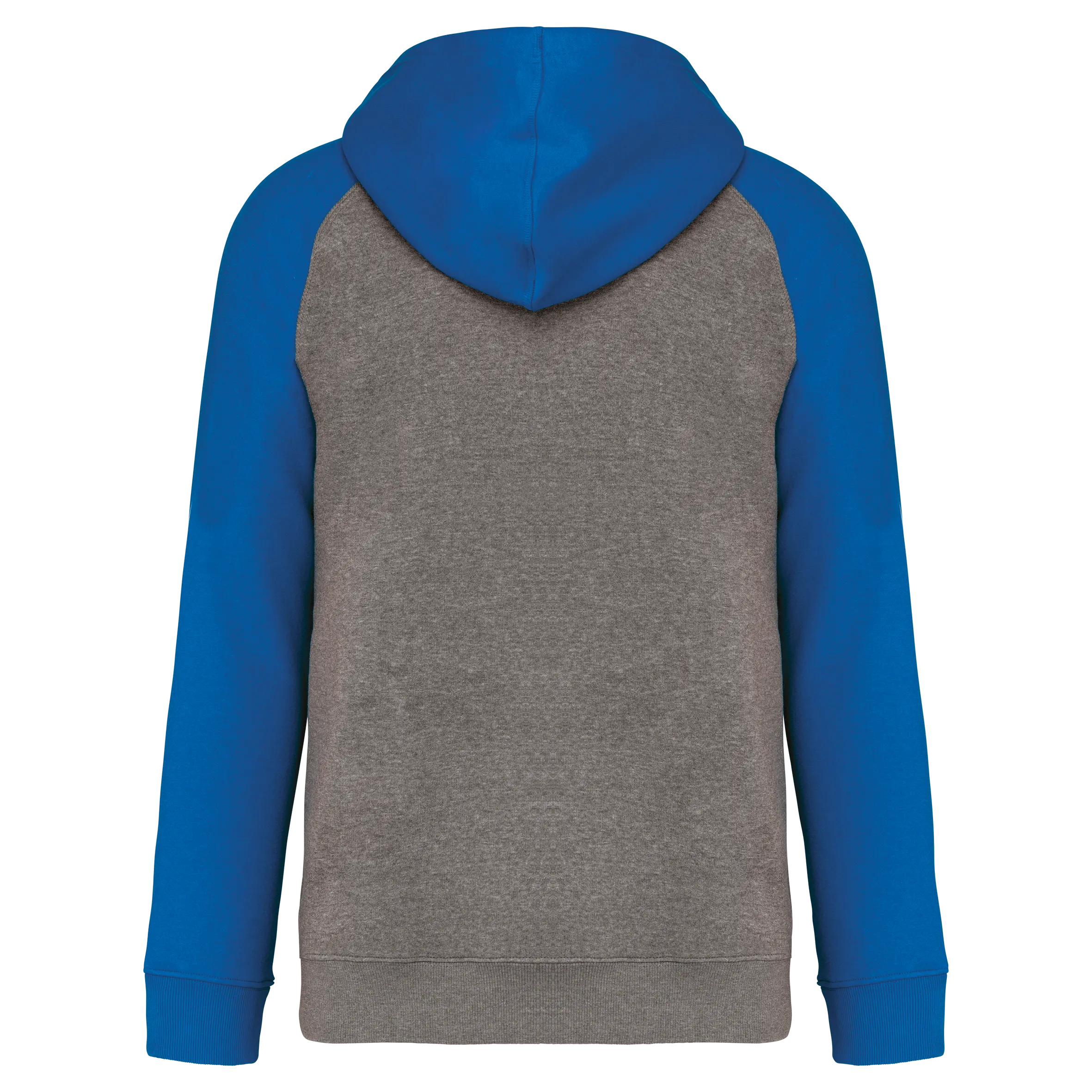 Sudadera bicolor con capucha adulto