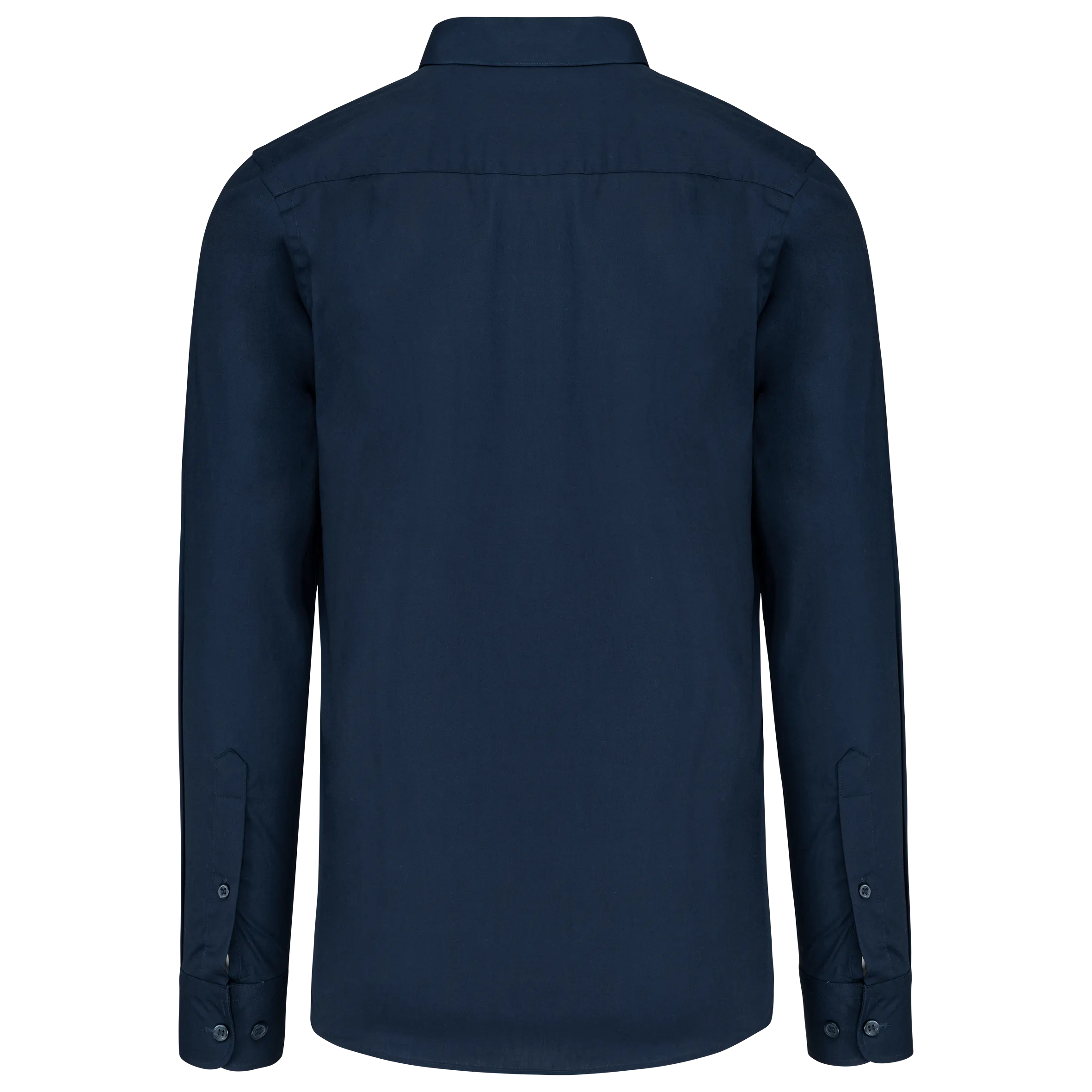 Camisa popelina manga larga hombre