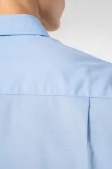 Camisa popelina manga larga hombre