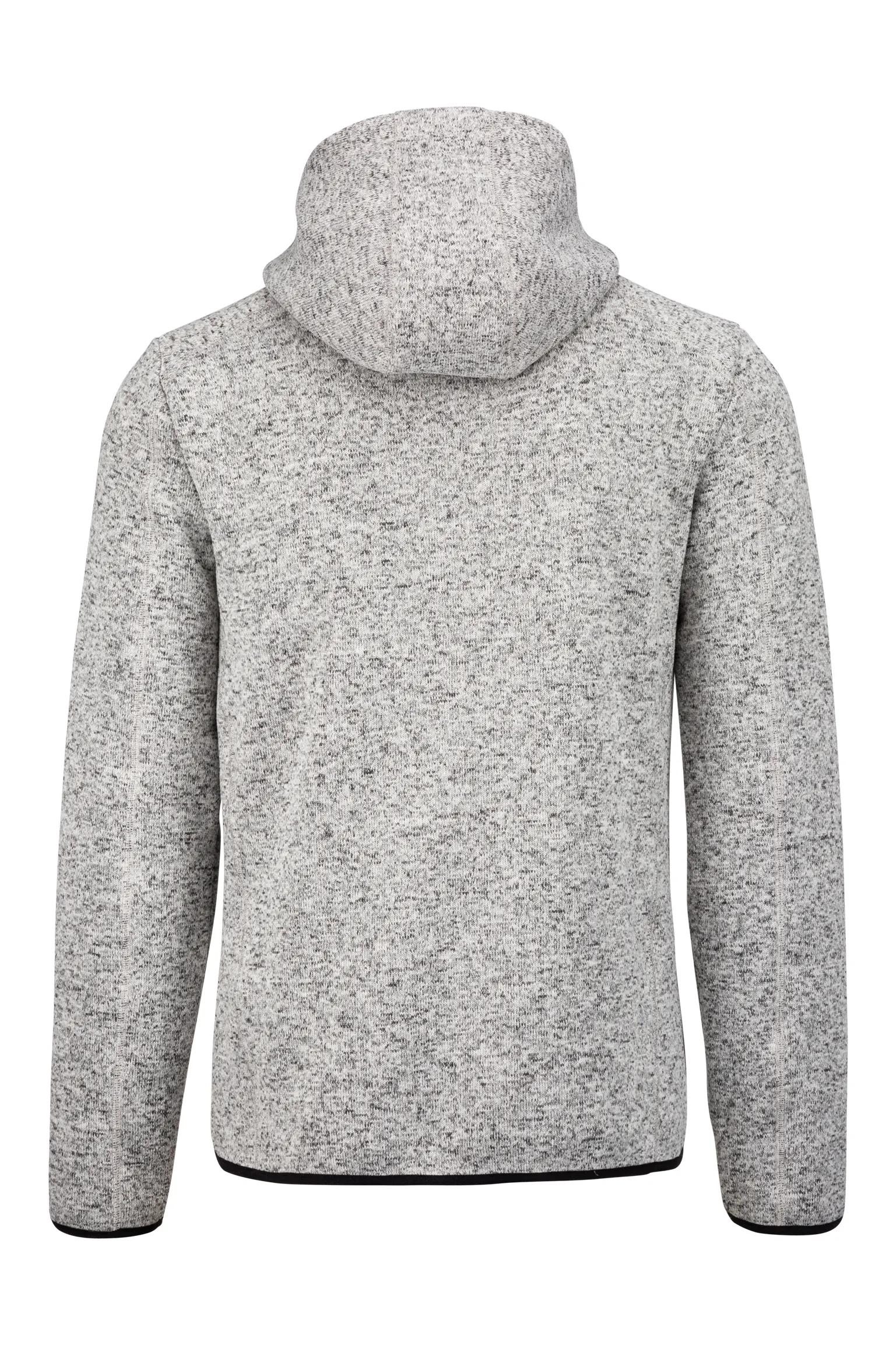 Chaqueta jaspeada con capucha hombre