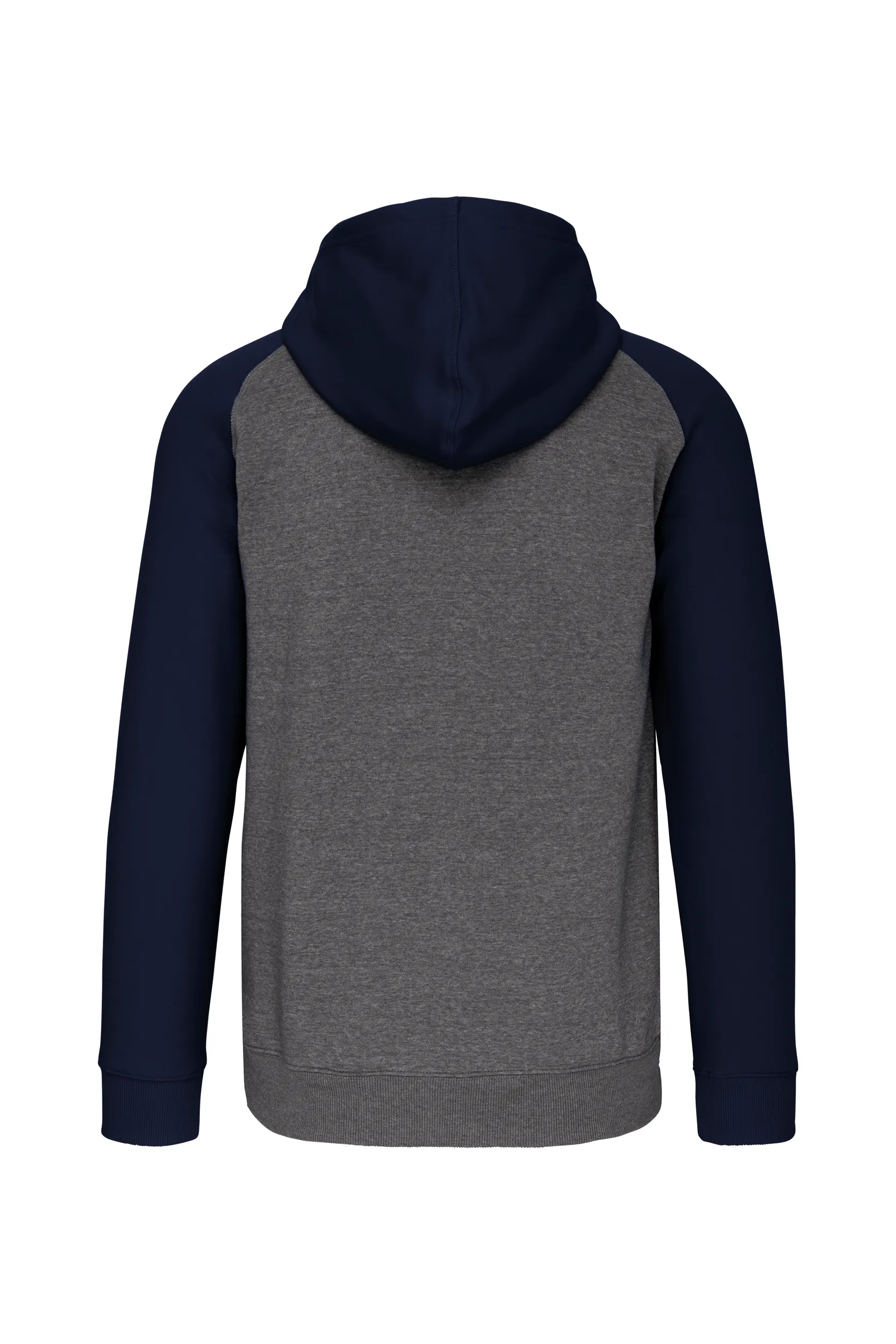Chaqueta Bicolor con cremallera y capucha unisex