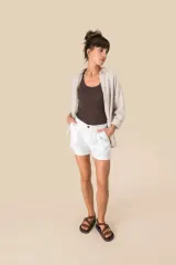Short de lino mujer