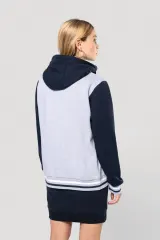 Cazadora tipo Béisbolera con capucha unisex
