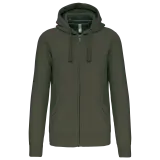 Sudadera con capucha y cremallera