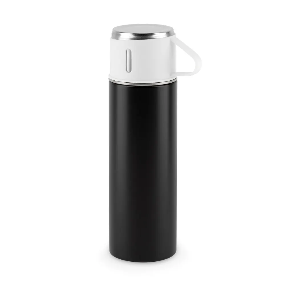 COMANECI. Botella de acero inoxidable de doble pared (90% reciclado) con acabado mate 490 mL
