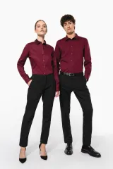 Camisa strech manga larga hombre