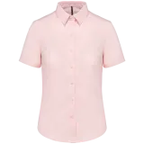 Camisa oxford manga corta mujer