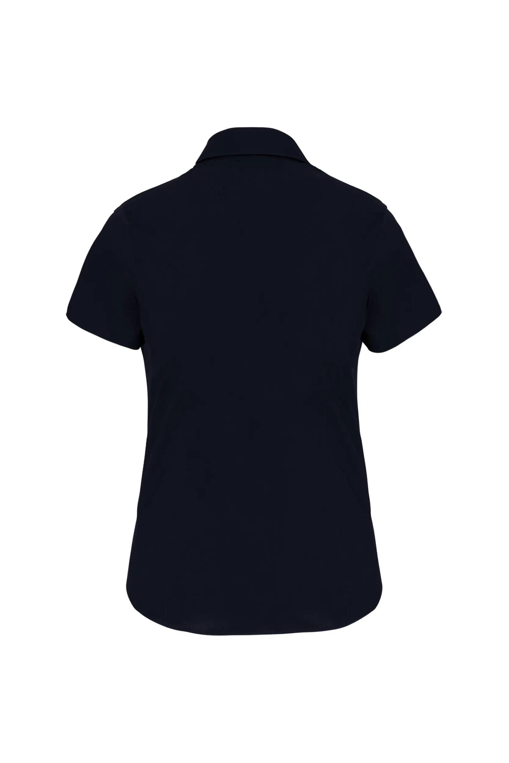 Camisa stretch manga corta mujer