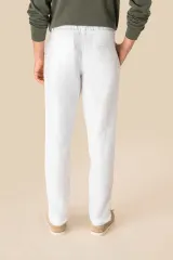 Pantalón efecto lavado de lino hombre