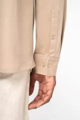 Camisa ecorresponsable de punto jersey hombre