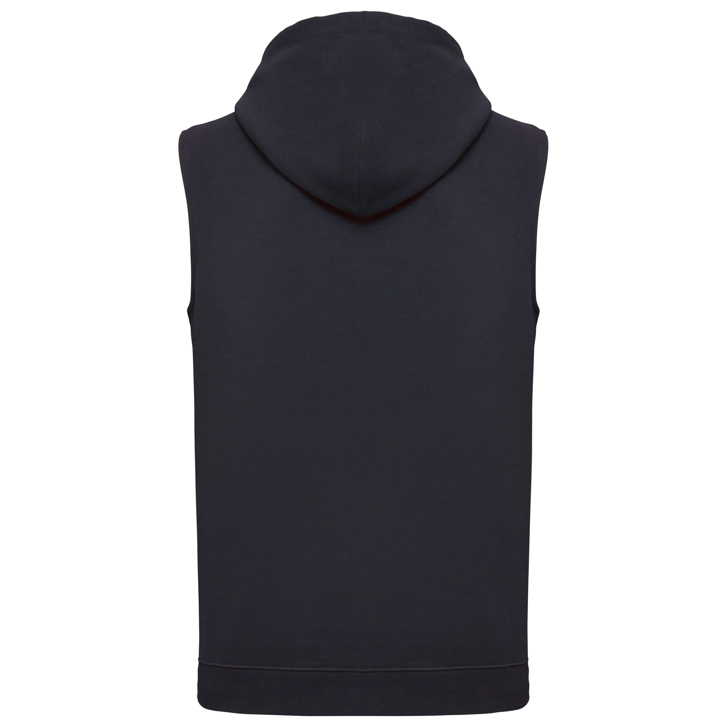 Sudadera con capucha sin mangas unisex