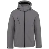 Chaqueta softshell con capucha extraíble hombre