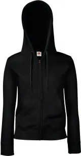 Sudadera Premium cremallera y capucha mujer (62-118-0)