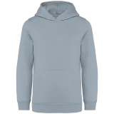 Sudadera ecorresponsable con capucha infantil