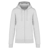Sudadera con capucha y cremallera ecorresponsable hombre