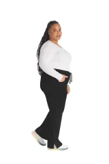 Pantalones de tiro medio mujer
