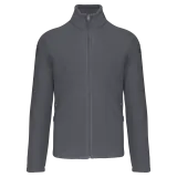 Chaqueta micropolar con cremallera y mangas raglán hombre