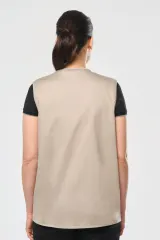 Chaleco polialgodón multibolsillos con forro - Unisex