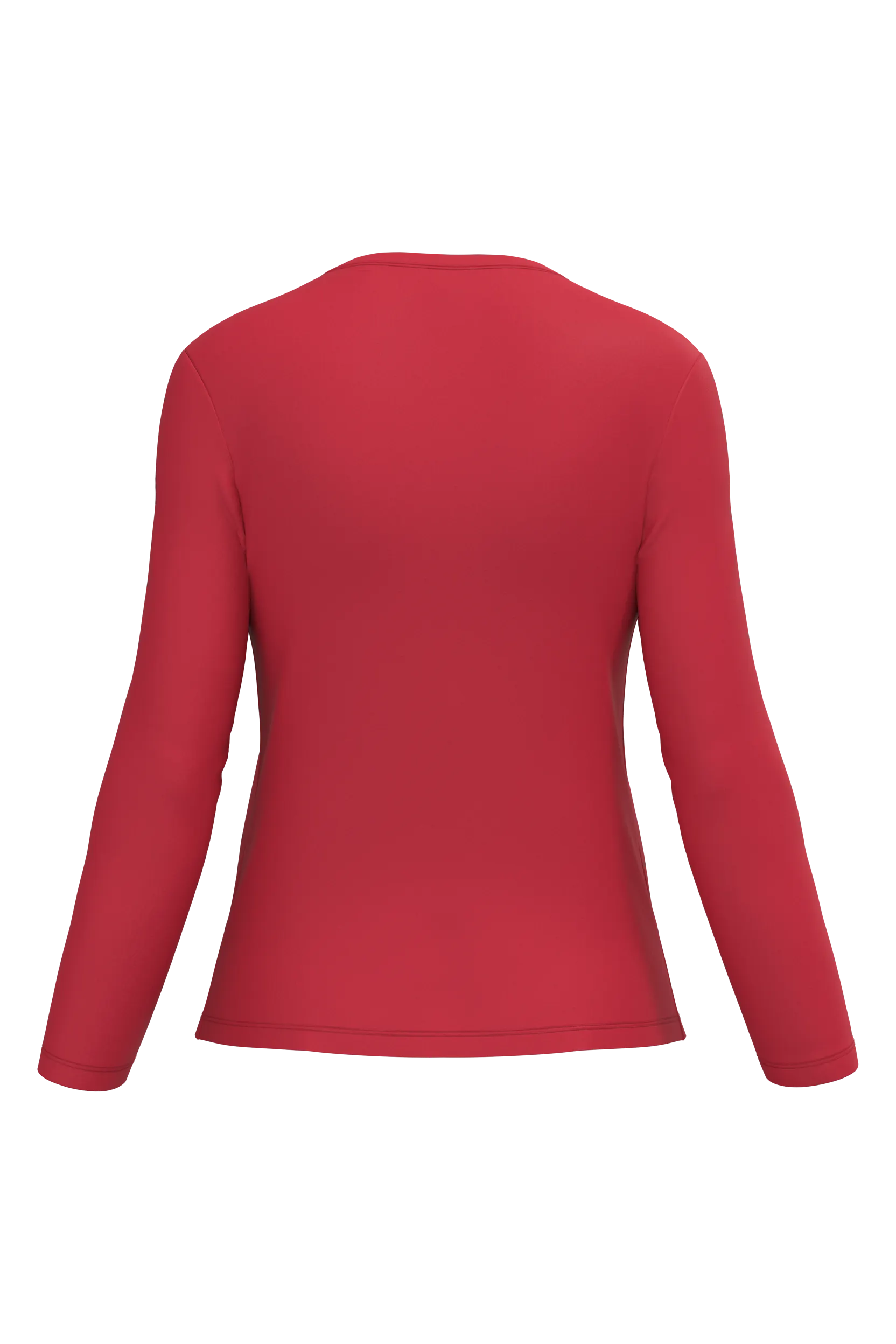 Camiseta manga larga y cuello redondo mujer