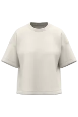 Camiseta sostenible de corte boxy con hombros caídos mujer