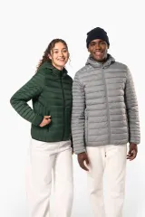 Chaqueta acolchada y ligera con capucha mujer