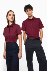 Camisa strech manga corta hombre