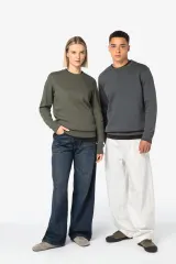 Sudadera ecorresponsable cuello redondo unisex