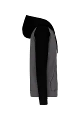 Chaqueta Bicolor con cremallera y capucha unisex