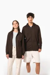 Sudadera capucha y cremallera unisex