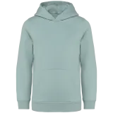 Sudadera ecorresponsable con capucha infantil